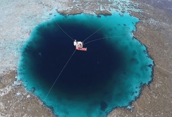 世界上最深的海洋蓝洞,深度达300.89米,就在我国的三沙市