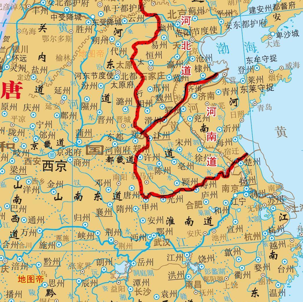 原创河南,河北以黄河为界,还是以漳河为界?