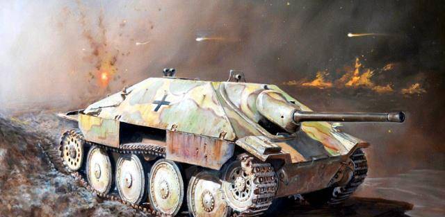 二战德军"追猎者"坦克歼击车:便宜好用的代表_虎式坦克
