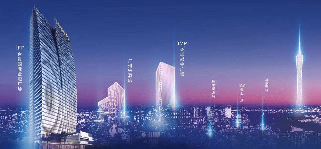 广州珠江新城cbd,天銮,誉峰,领峰等高端作品,高端写字楼ifp(合景国际