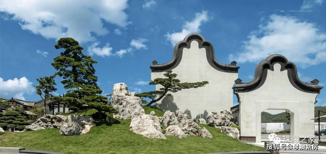 香洲埠横琴136栋纯手工非遗工艺四合院珠海最豪宅之一