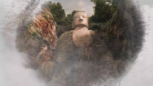原创乐山大佛世界上最大的石刻弥勒佛