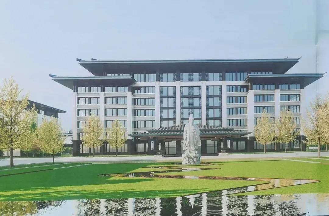 施工迅速齐河一中新校区已经建成这样了