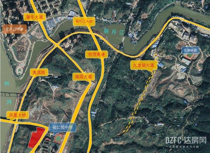 这次涉及5个区域板块和第四代住宅._地块_规划_达州