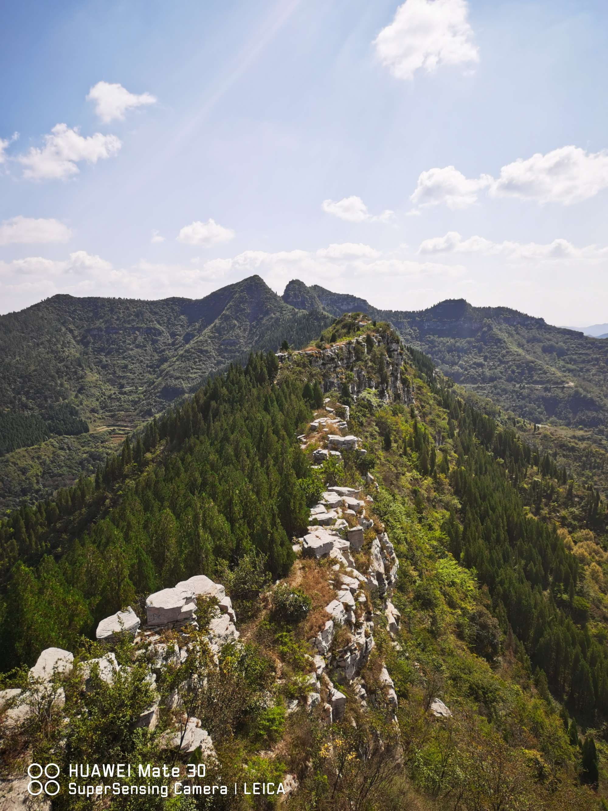 博山雁门寨—山脊之路_山势_大雁_山峰