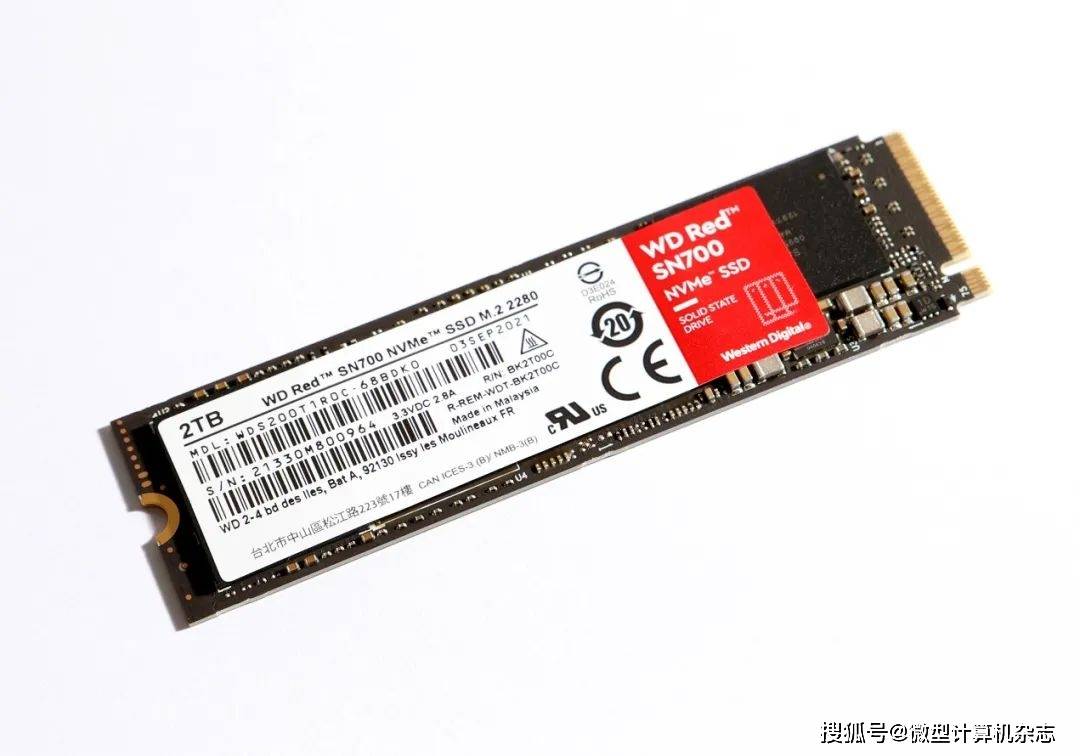 耐久度远超普通SSD性能还不错WD Red SN700 NVMe SSD 2TB体验 容量 产品 主控