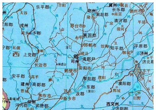 从古到今,通过地图了解安阳市的历史变迁_时期_邺城_魏郡