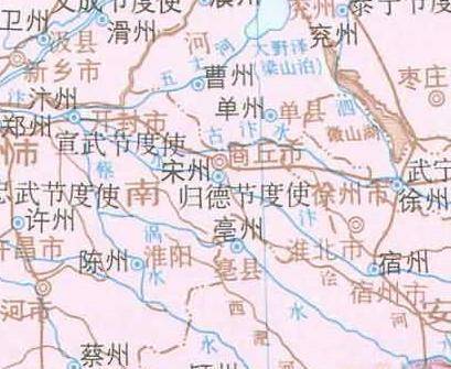原创通过地图了解河南省商丘市从古到今的历史变迁