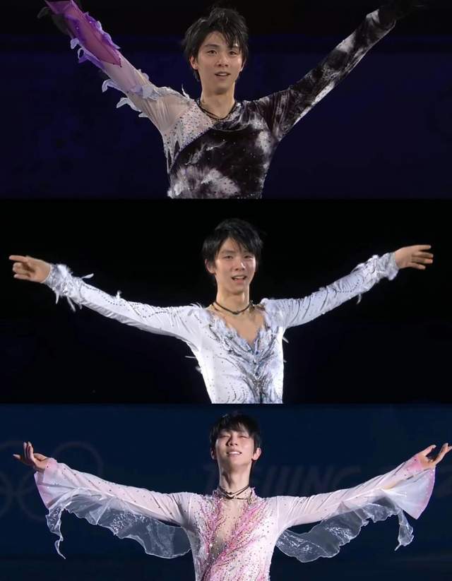 北京冬奥会花滑表演现感人一幕羽生结弦对冰墩墩耳语依依不舍