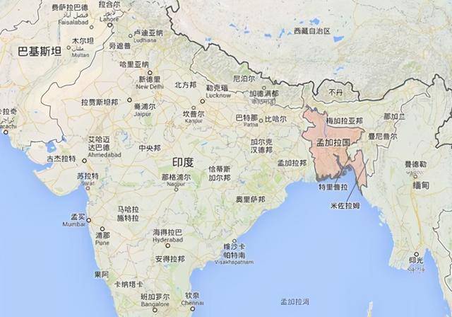 孟加拉国与印度的西孟加拉邦有什么关系_地区_文明_流域