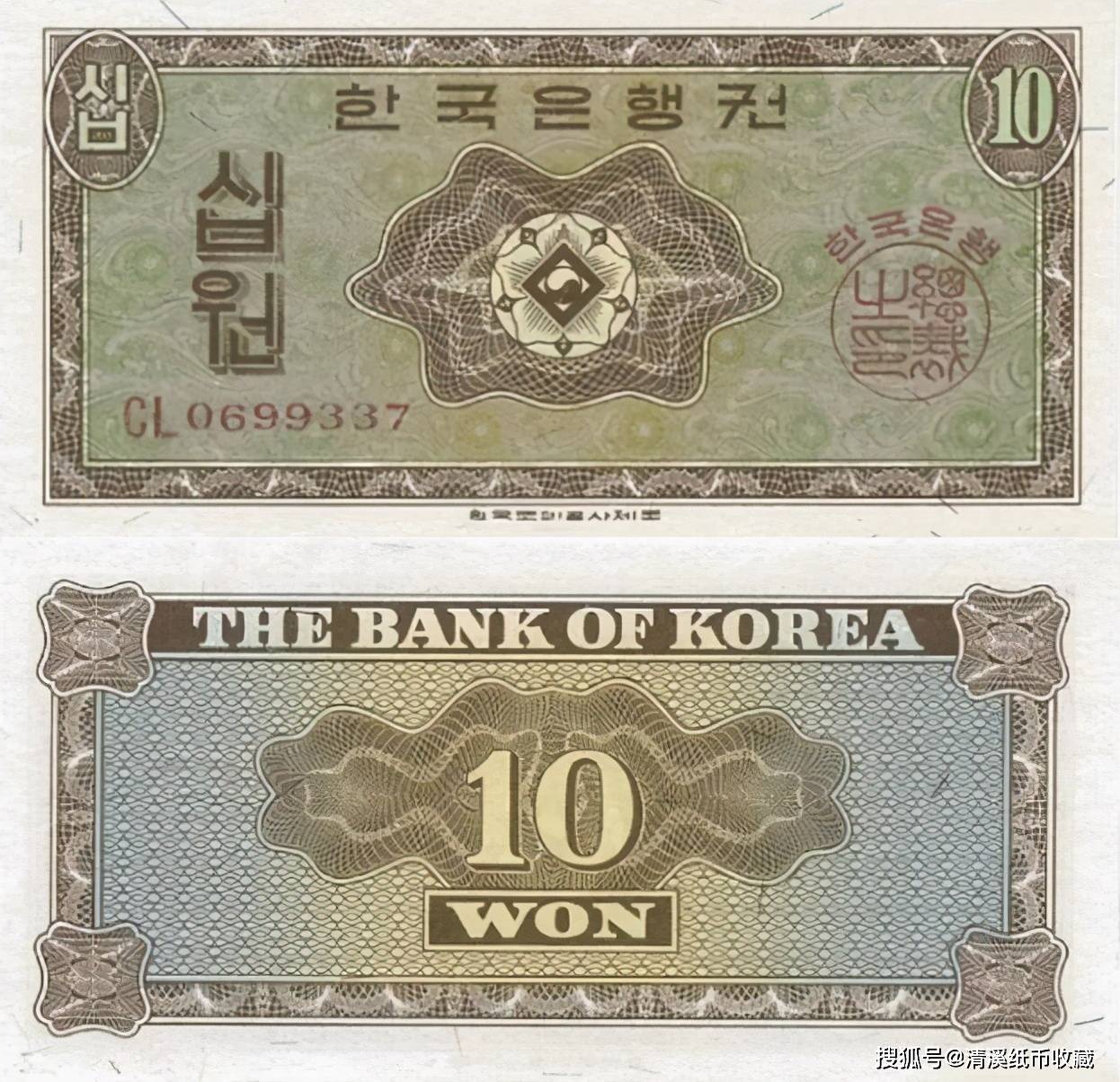 钞票上的历史文化韩国
