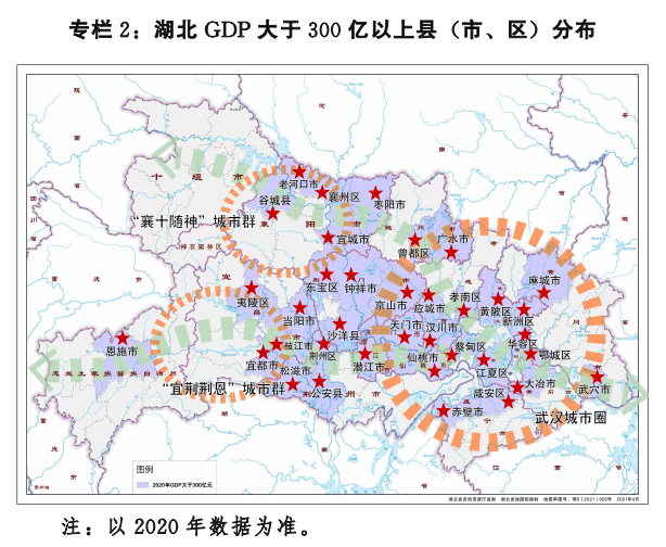 湖北将打造6个gdp超千亿县,冲刺7个百强县,实现县域50强零突破_全国