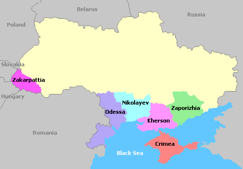 彼得罗夫斯克(dnipropetrovsk)和敖德萨( odessa),其中敖德萨面积最大