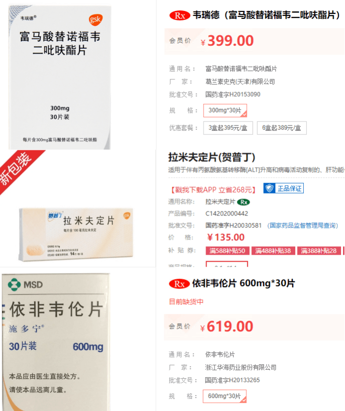 其实,免费药有强大的祖国提供资金支持,以"替拉依"组合为例,参考网上