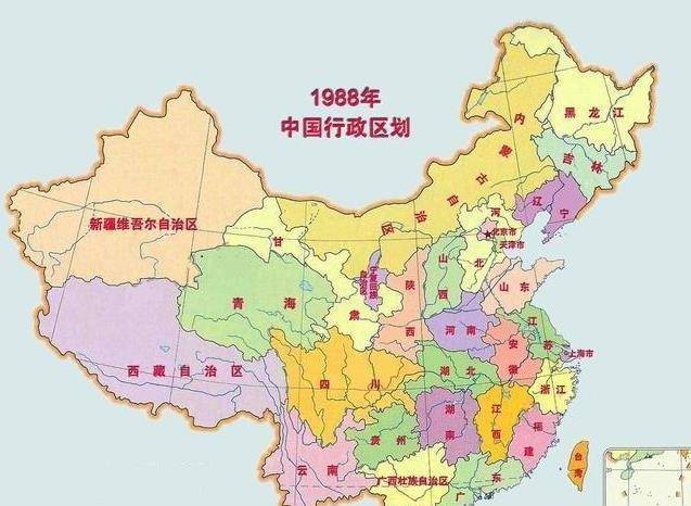 原创新中国至今的行政区划地图哪个年代的行政区划最合理呢