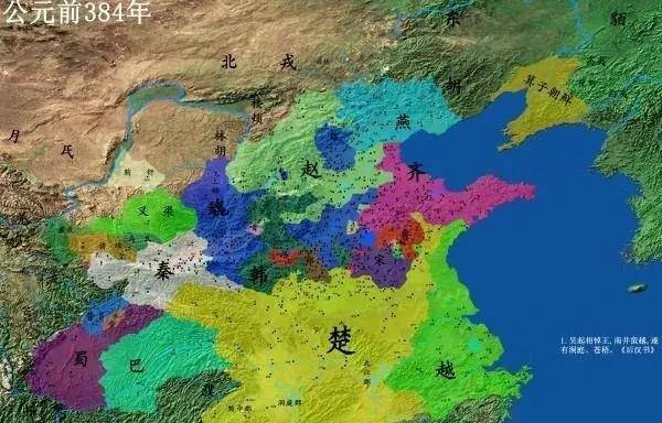 秦国的逆袭过程,不再赘述,从几张地图就可以看出.