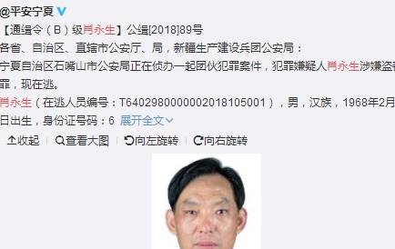 悬赏5万元通缉嫌疑犯肖永生!涉刑事案件!_社会_因为_团伙