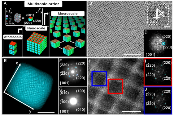 天津理工大学:米级面板上可印刷的钙钛矿纳米立方块体