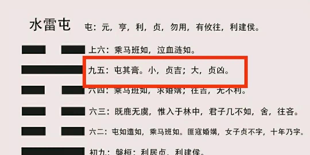 《易经》太难了，今天只学了9个字：屯起高、小贞吉、大实记