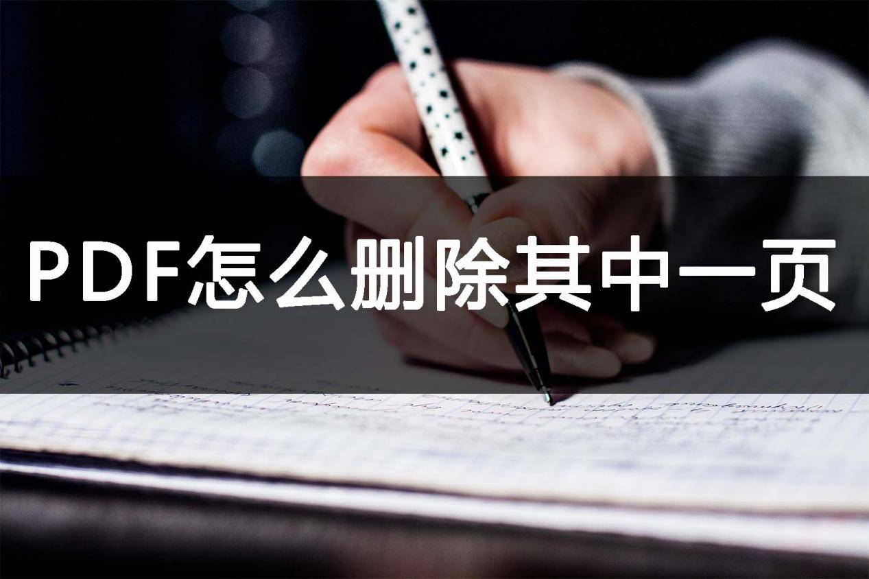 PDF怎么删除此中一页？好用软件申明