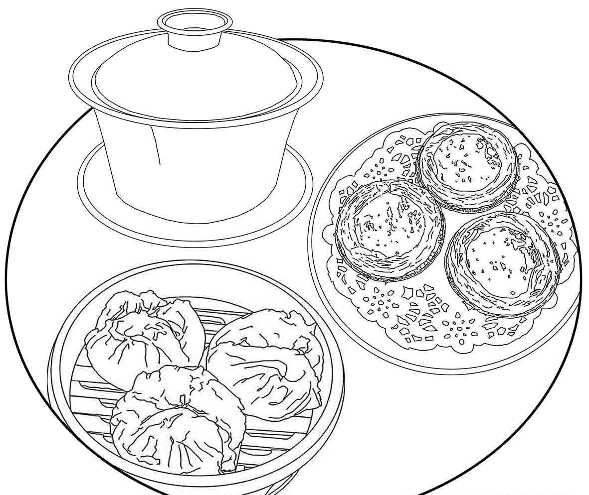 饮食汗青：广州茶室昔日灿烂的礼拜美点及其“点心造做纵横图”