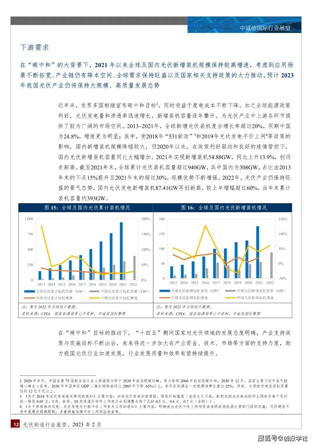 光伏造造行业瞻望2023（附下载）