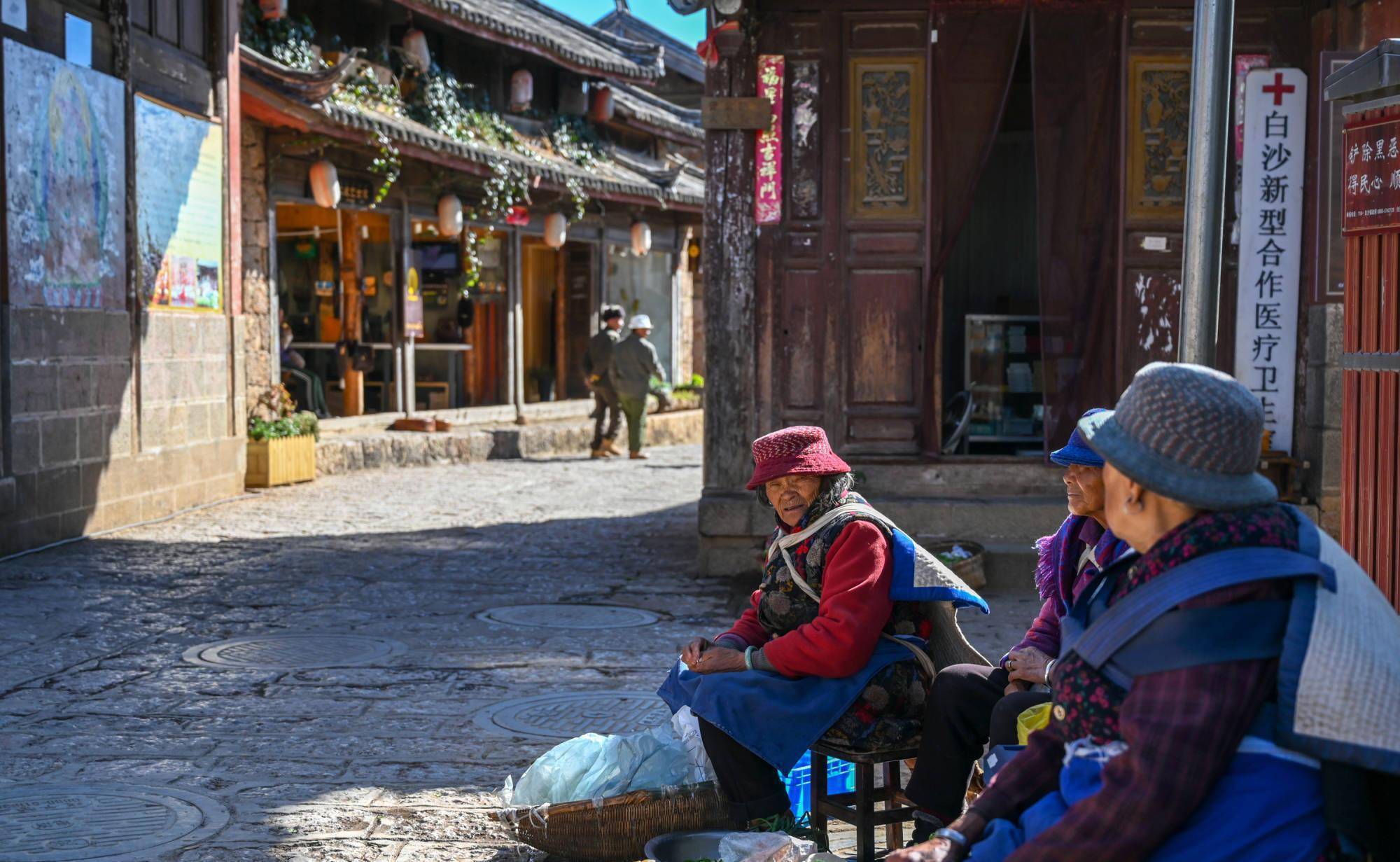 千年古镇白沙，现今丽江的起源地，在那里寻觅到了慢光阴