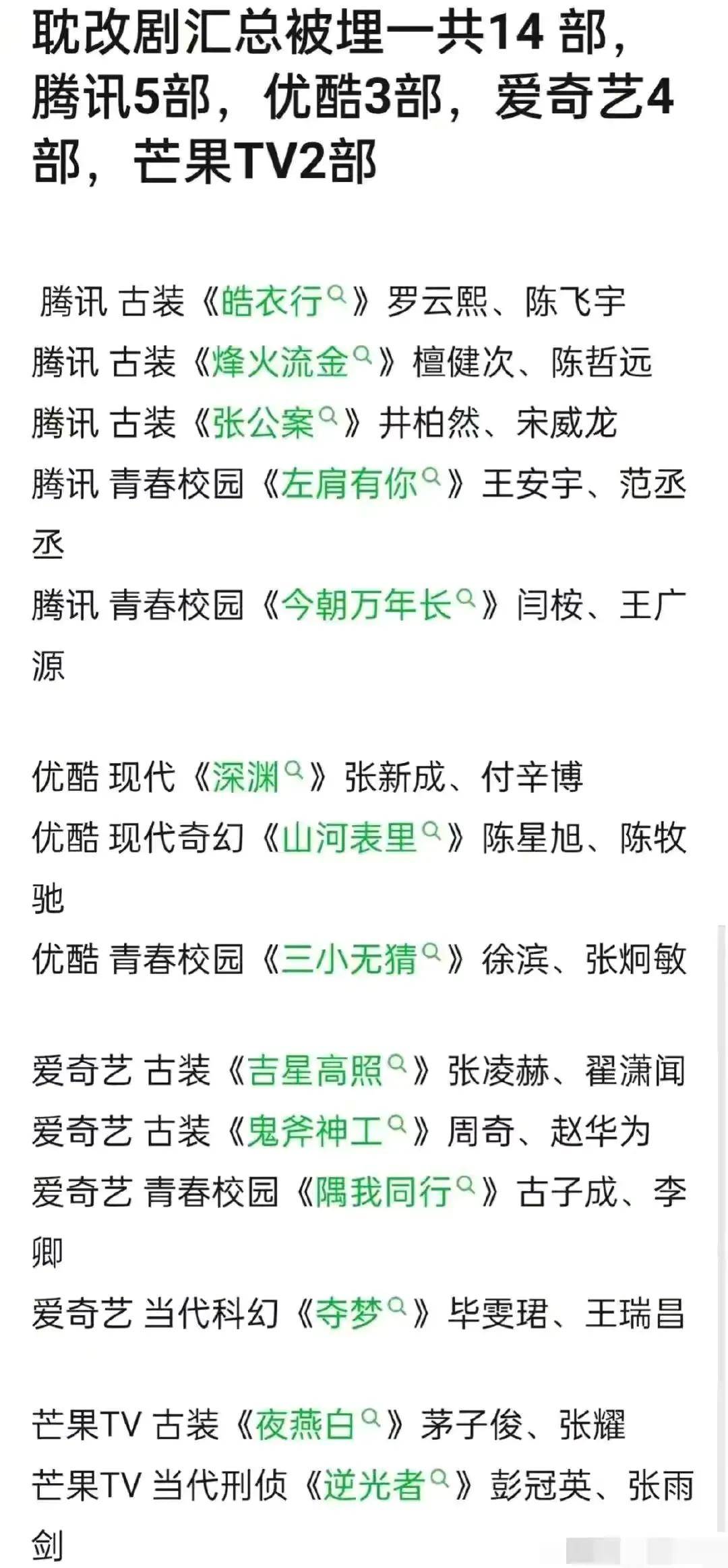 耽改剧又“活”了？井柏然《张公案》可预约，改名背后有玄机