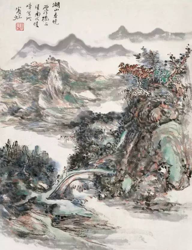 黄宾虹典范山川画高清全集，百看不厌！