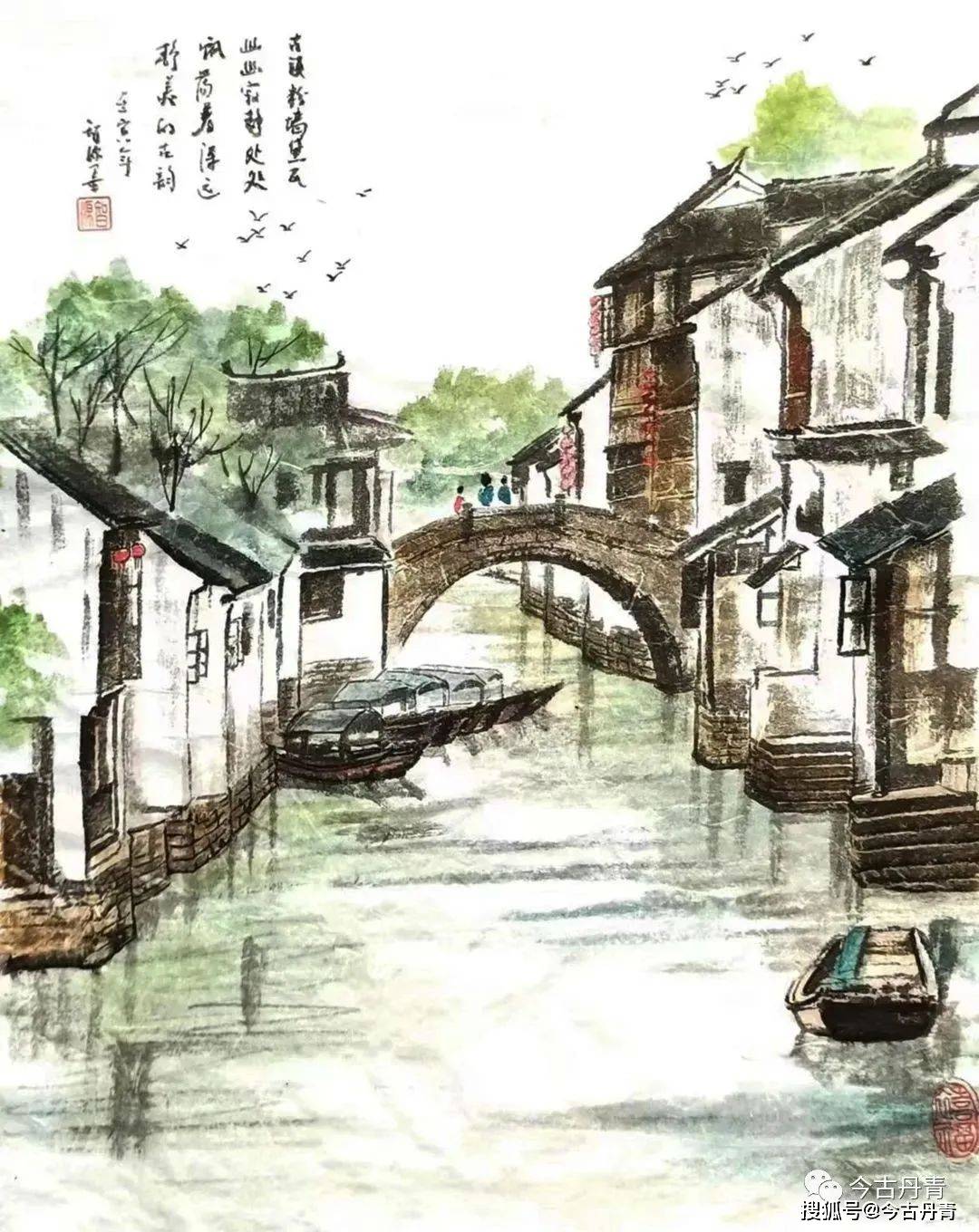 小桥流水人家，真美！