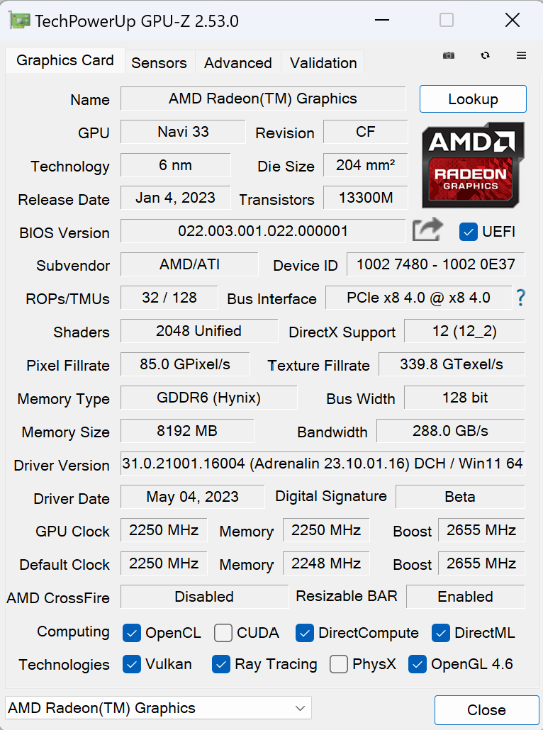 实现1080P高帧率、高画量游戏自在，AMD Radeon RX 7600显卡测评