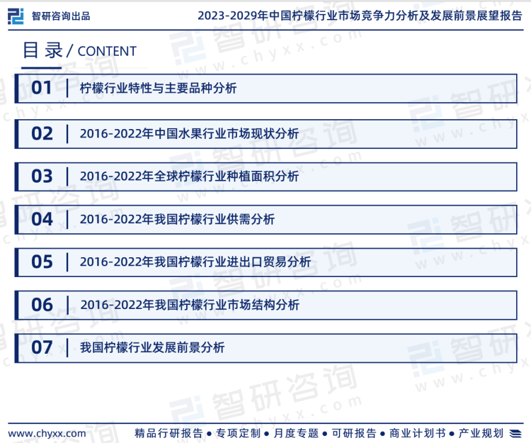 2023年中国柠檬行业现状及未来发展趋势研究报告（智研咨询发布）(图2)