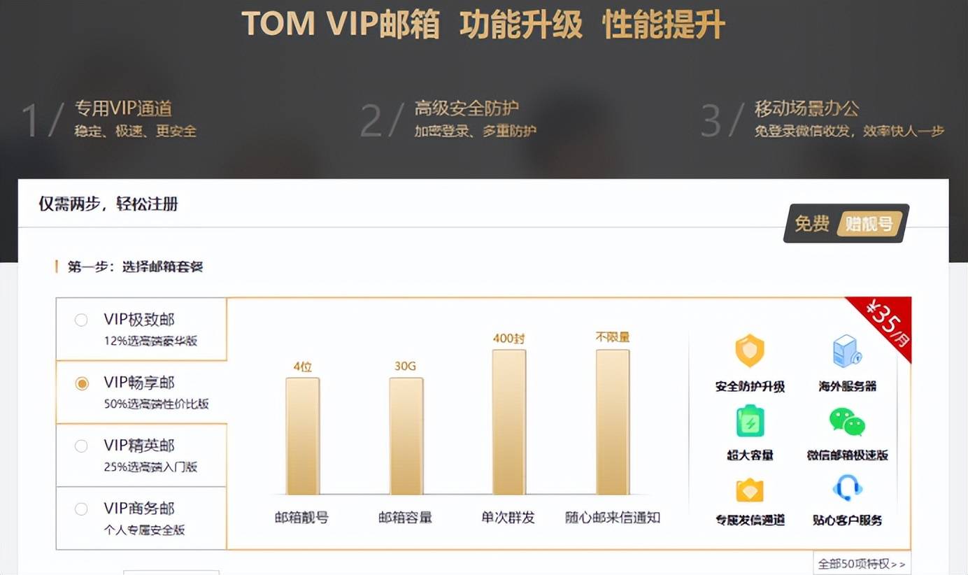 注册邮箱收费吗安全吗