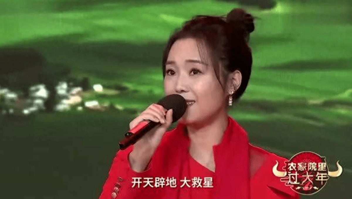 云朵演唱。这首歌曲在2023年登上央视台演唱会，引起了广泛的争议和批评。