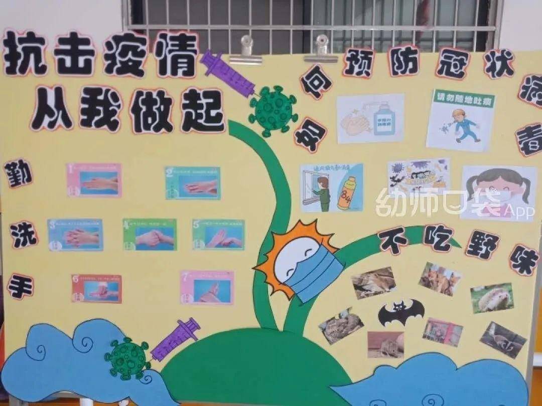 开园在即,幼儿园防疫主题墙怎样做?