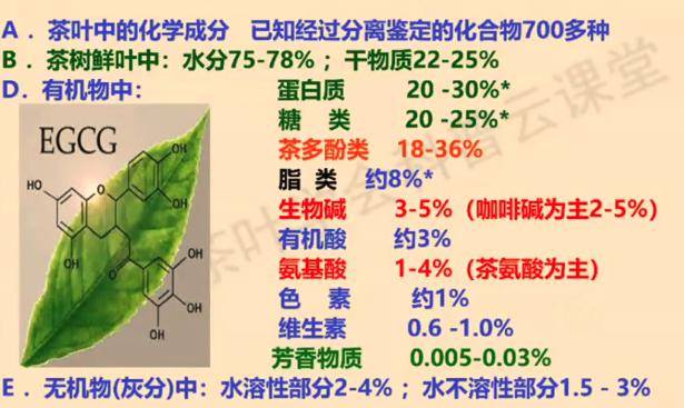 一,茶叶中的成分概述知茶性,成分珍—茶之功能成分近年世界茶叶文献