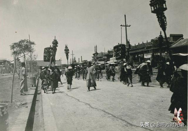 1909年清朝晚期的北京老照片还原一个真实的大清朝