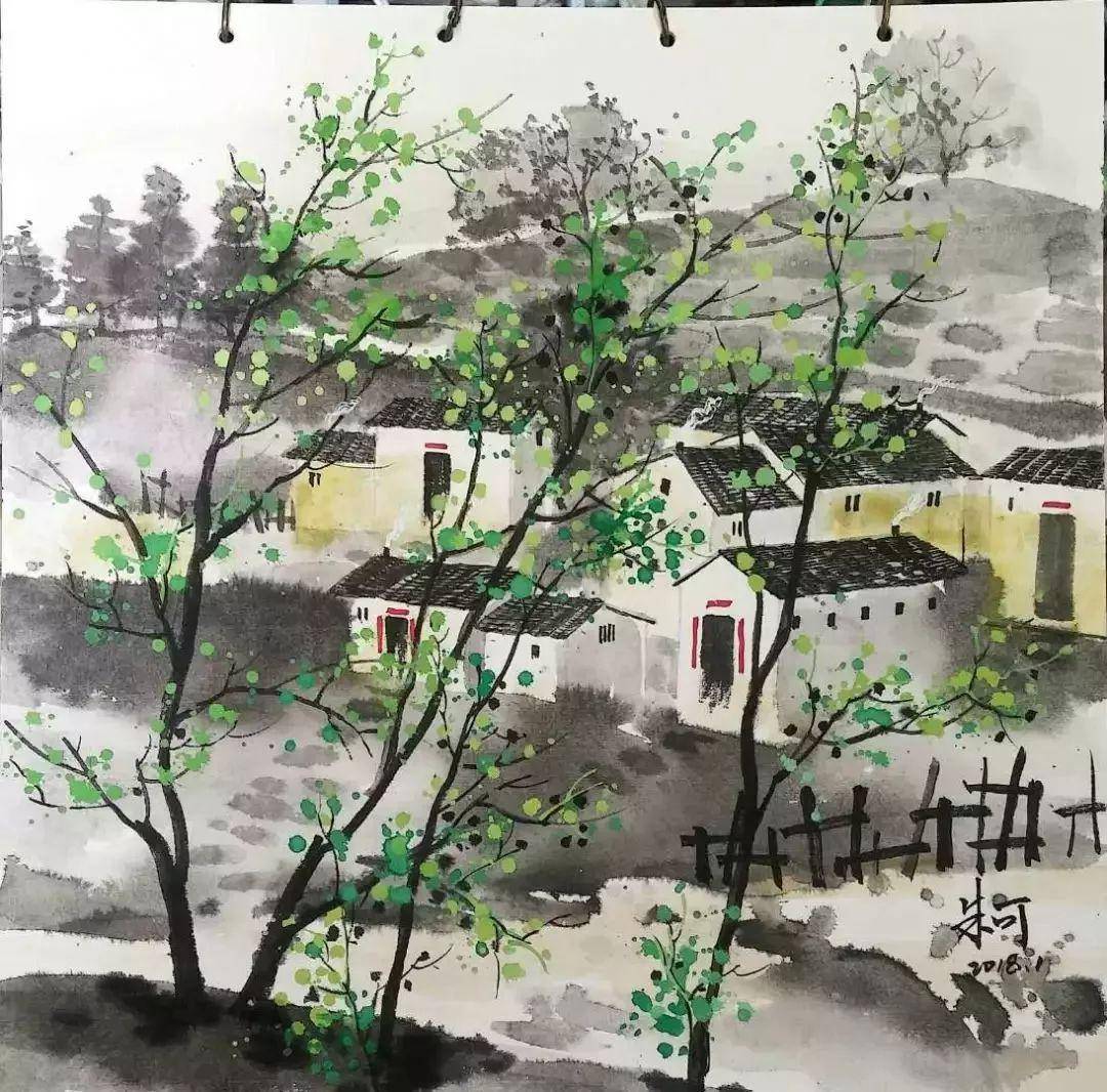 画里乡村,真美!
