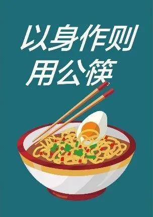 权益之窗新食尚分餐进食公筷公勺