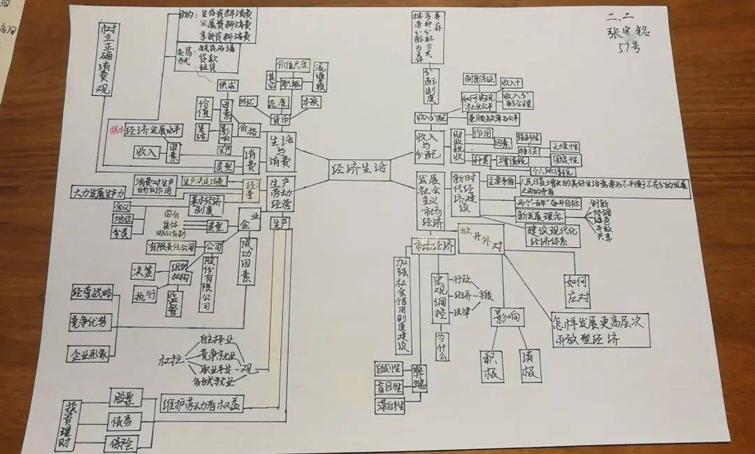 【学科活动】高二政治思维导图大赛