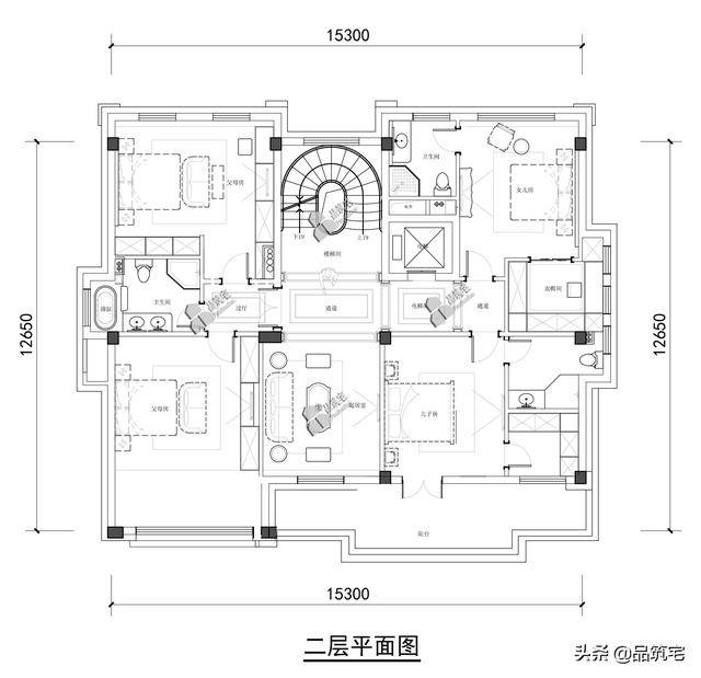 三层法式庄园大宅,不输商品别墅,还享乡村自然风光