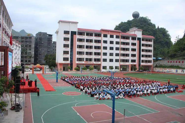 直击天峨县民族中学2020年中考58誓师大会