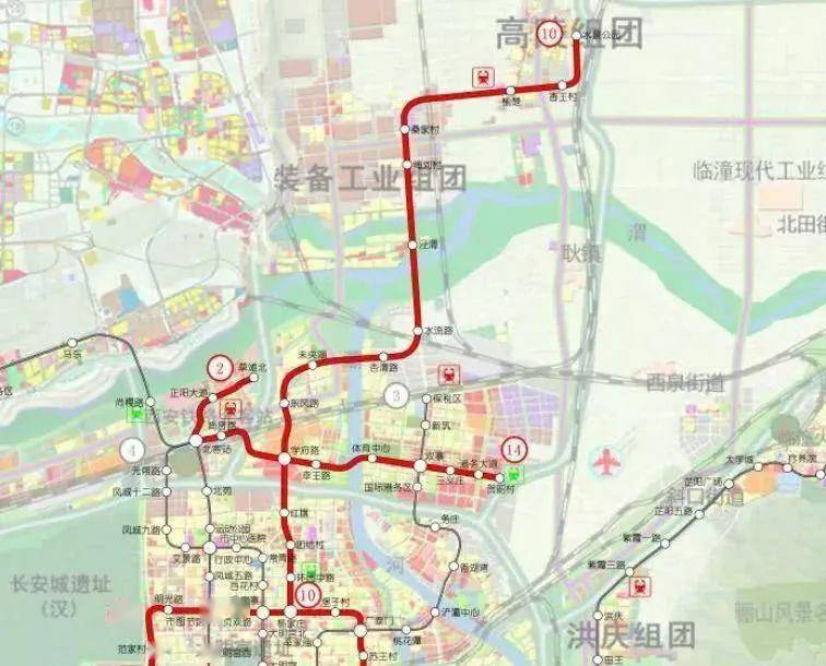 西安12条地铁线路汇总!国家枢纽城市就此启航!