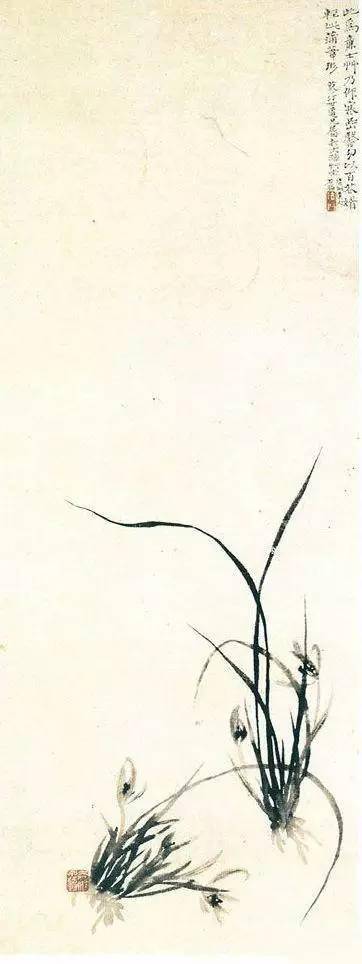 100幅历代名家兰花图,值得一看再看_徐渭