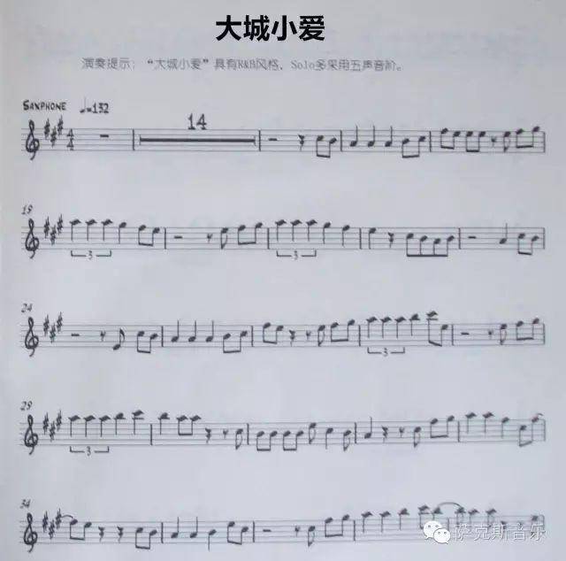 【大城小爱】王力宏经典歌曲(深情中音萨克斯音乐)