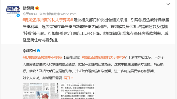 提前还房贷是利大于弊吗?