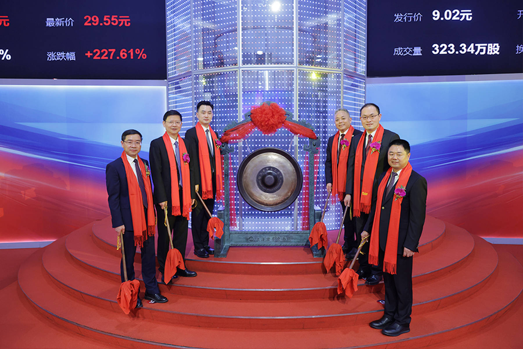 邦投条/ipo速递：迈信林首次公开发行a股上市仪式