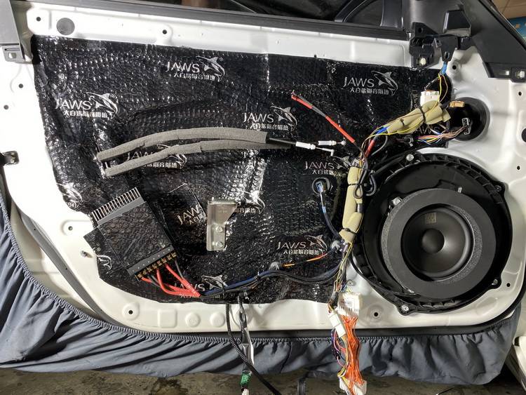 热爱的声音 英菲尼迪q50l汽车音响改装丹拿232