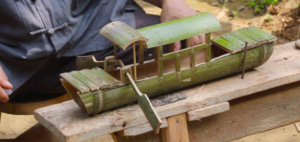 用竹子自己动手做的玩具