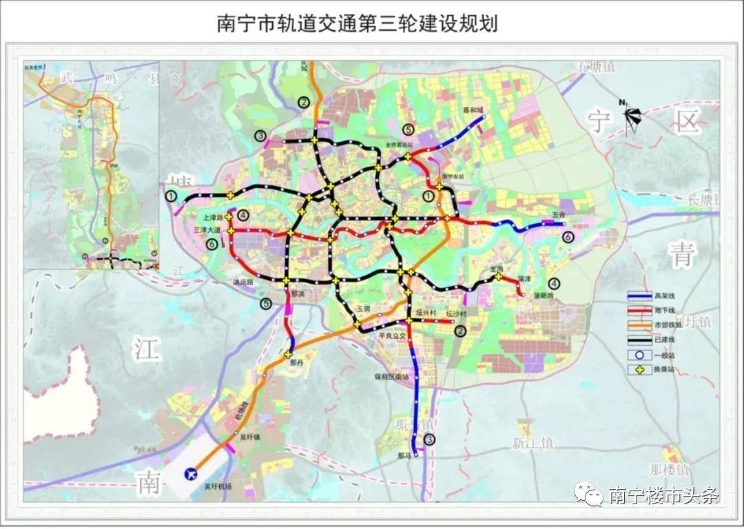 到如今《南宁市城市轨道交通线网规划(2020-2035)》获批,南宁地铁规划